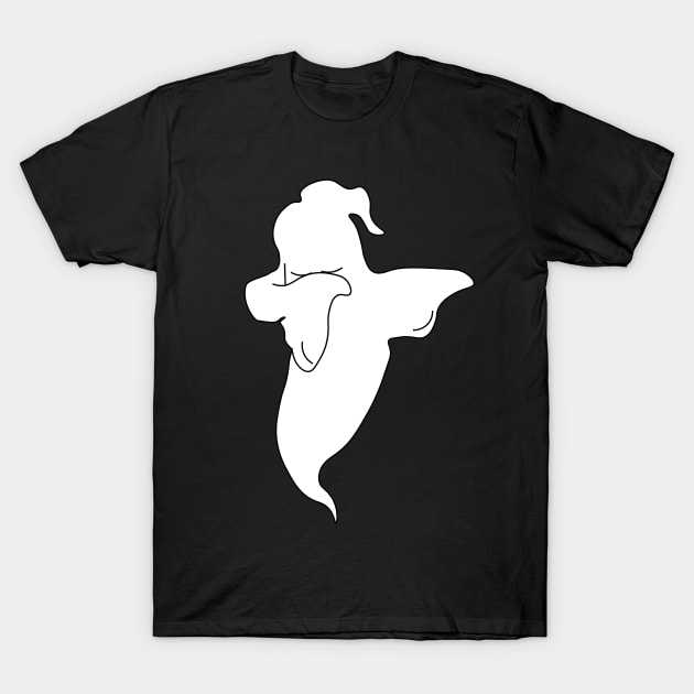 Dabbing Ghost Halloween T-Shirt by Coolthings